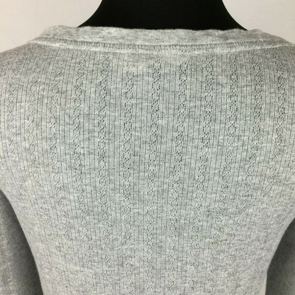 Victoria’s Secret S Metallic Partial Button Front… - image 6